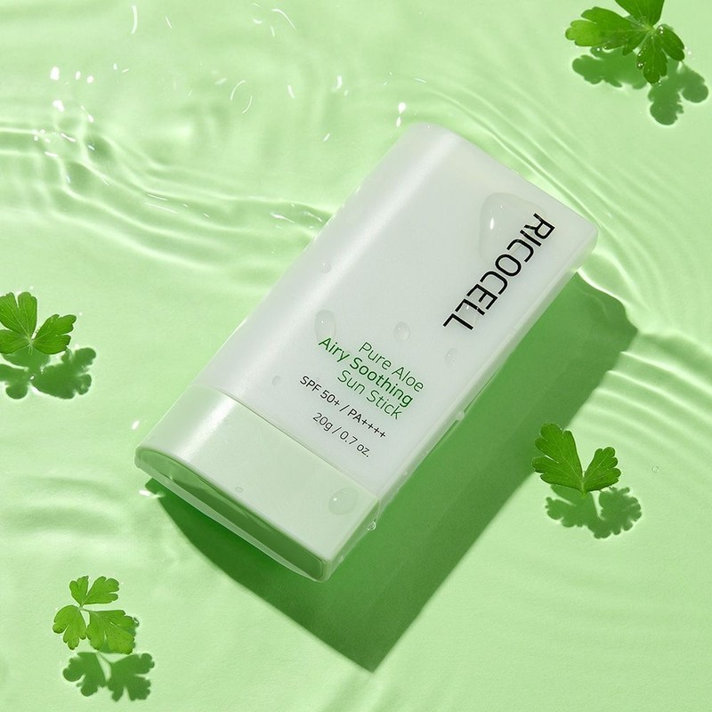 Lycocell Clear Jeju Aloe Airy Soothing Sun Stick 20g 2pcs