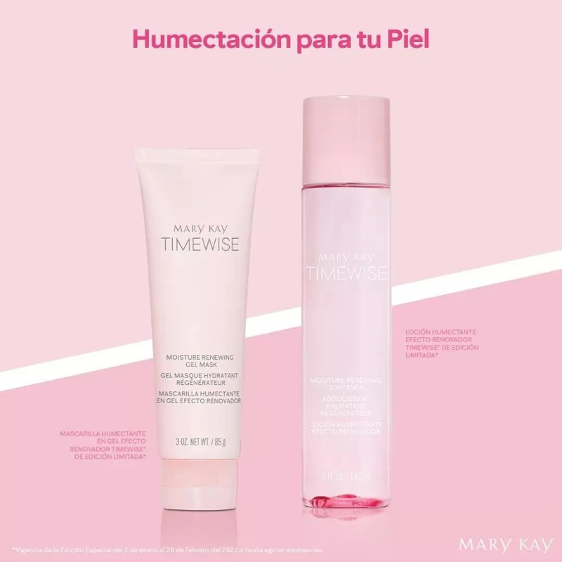 Mascarilla Humectante + Lociòn Efecto Renovador Mary Kay