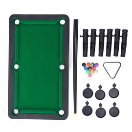 Kids Pool Game Table High Simulation Interactive Miniature Billiard Pool Set for Double Player