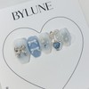 Ice Handmade Nail Tips Nail Tips - Almond / 아이스