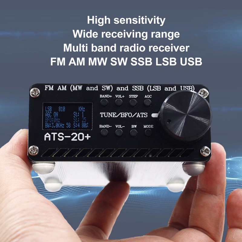 ATS 20+ Radio Receiver High Sensitivity Portable Small World Band