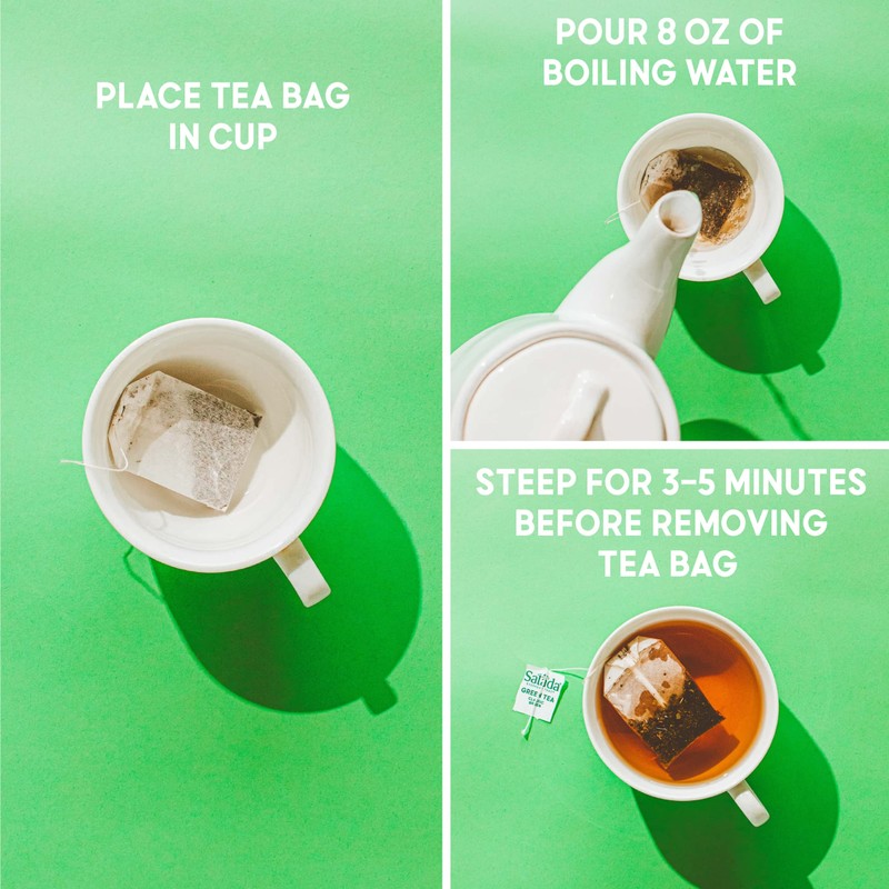 Salada Green Iced Tea, Zero Calorie Green Tea, Rich and
