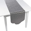 BLACK CHEVRON/DOT TABLE RUNNER - Party Supplies - 1 Piece