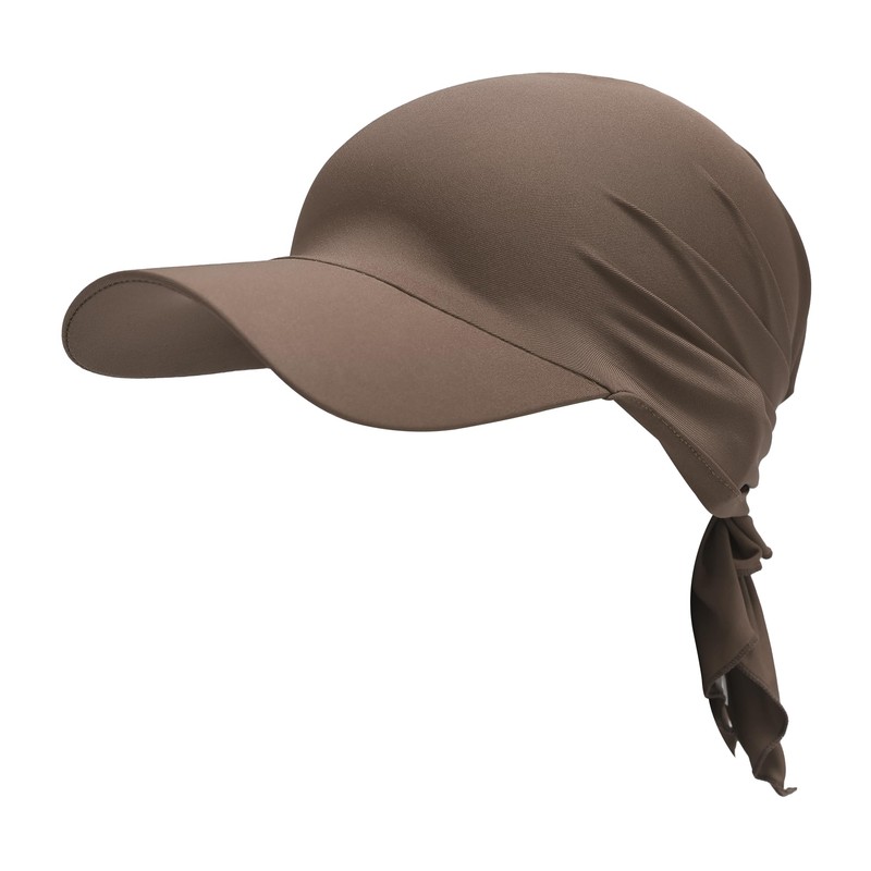 ZLYC Women's Summer Chemo Headwear Brim Visor Hat Beanie Hat,