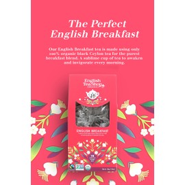 English Tea Shop Organic English Breakfast Tea (15 Pyramids), 44.9999999999999 g