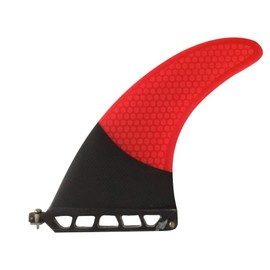 UPSURF Surfboard Single Fins Fiberglass Longboard Red Honeycomb+Carbon 9Inch Surfing
