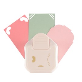 Vaessen Creative 2137-100 3-in-1 Corner Punch Vintage Picture Corners 1.7 cm - 1.8 cm - 2 cm Craft and Scrapbook Accessories for Paper, Cards, Invitations and Photos up to 220 g, White Gold