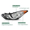 LQI Headlight Assembly Left and Right Side Halogen Compatible with