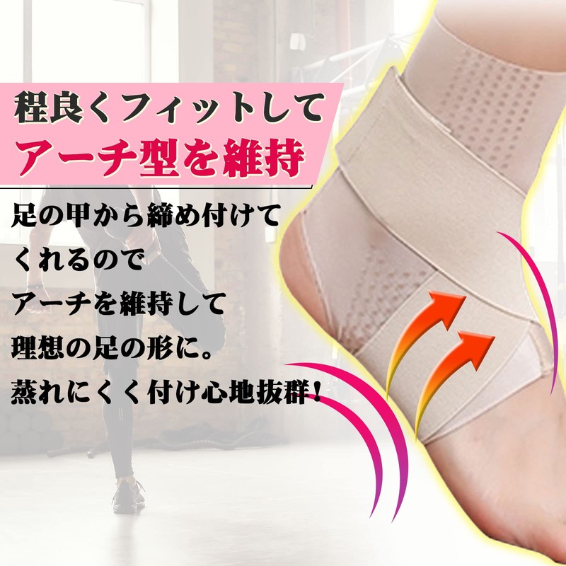 ISEFUJI Ankle Supporter, Sprain Prevention, Ankle Fixing, Sports, Daily Use,