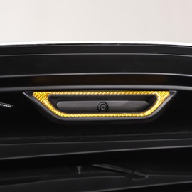 TOYCIDFG Carbon Fiber Car Cover Trim Decorative Sticker for C8 Corvette Stingray Z06 2020-2024 Interior Accessories (Engine Compartment Handle Frame)