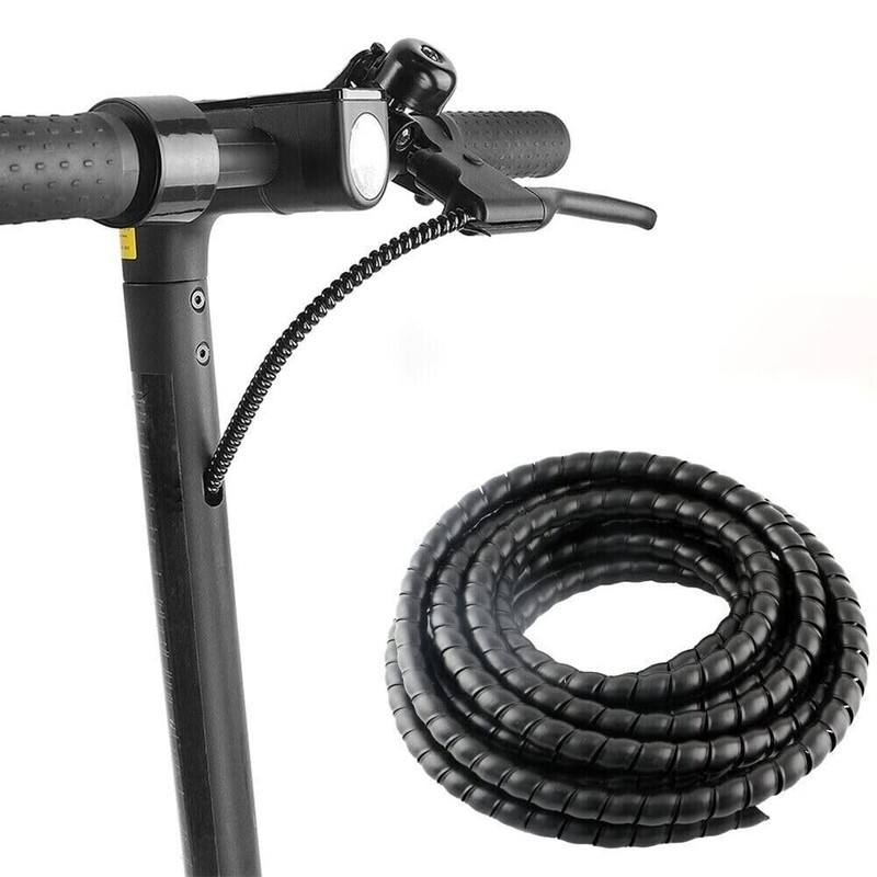 TDR Electric Bicycle Spiral Loom Wire Cover Wrap for TDR