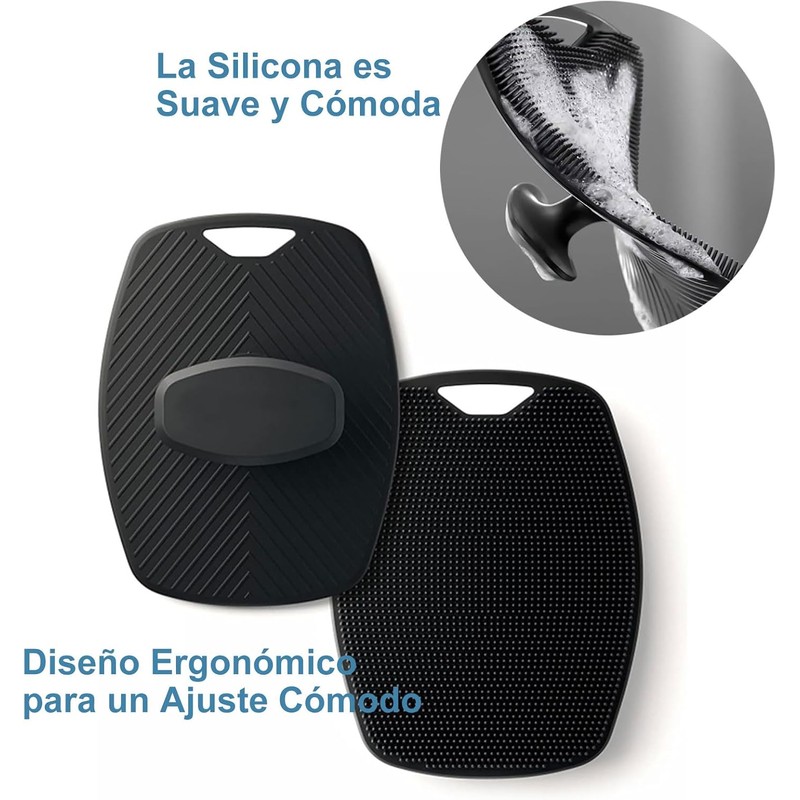 Set de 4 Cepillos de Silicona para Baño VIOSOON YSTZ-131