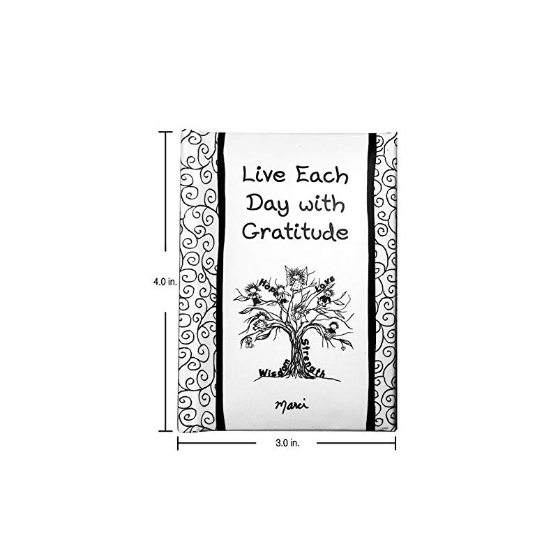Little Keepsake Book: Live Each Day with Gratitude, 3" x