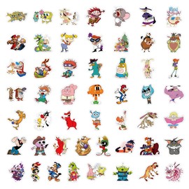 50Pcs Cartoon Anime from The 1990s Themes Waterproof Stickers for Water Bottle Cup Laptop Bike Skateboard Luggage Box Vinyl Graffiti Patches BRJKT