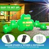 Joyfizzle 10.5FT Length St. Patricks Inflatables Shamrocks Built in Flash