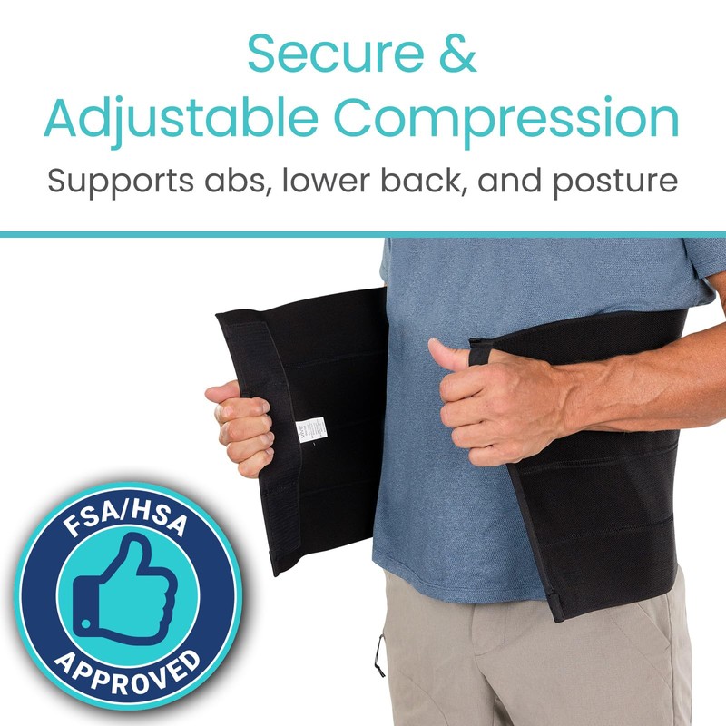 Vive Abdominal Binder Post Surgery (4 Panel) - Postpartum Belly