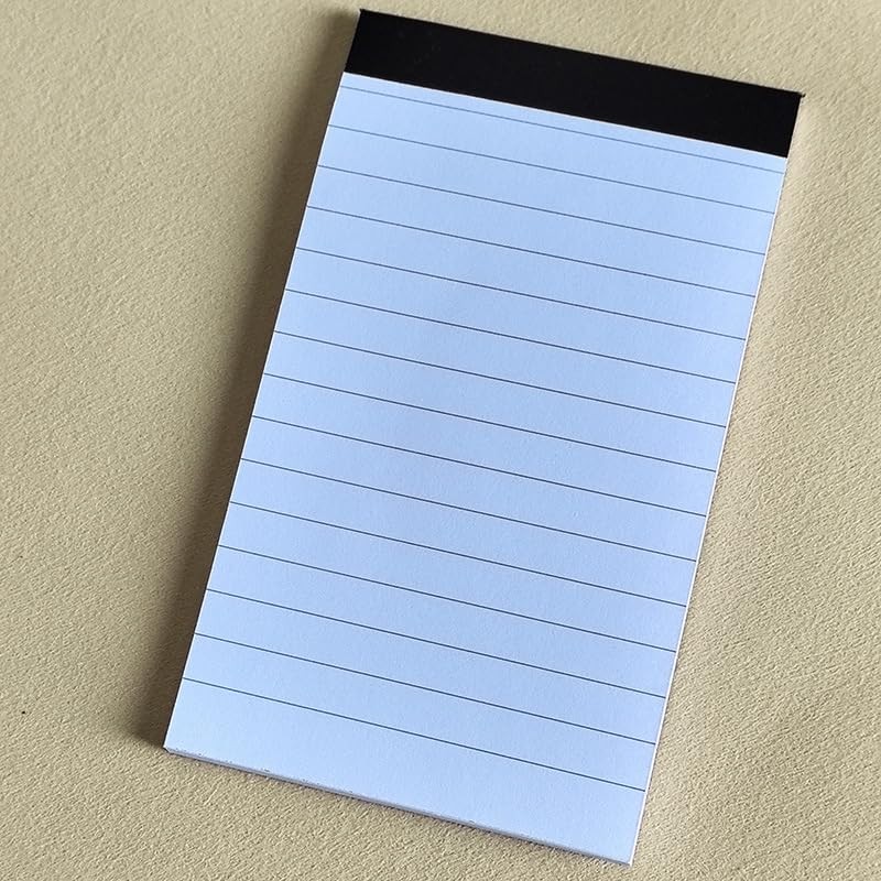 Pack of 8 Notepad A7 Writing Pad Lined Small, 30