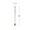 GLOBE Electric 83006 Oversized Vintage Edison Tube 60W Clear Glass