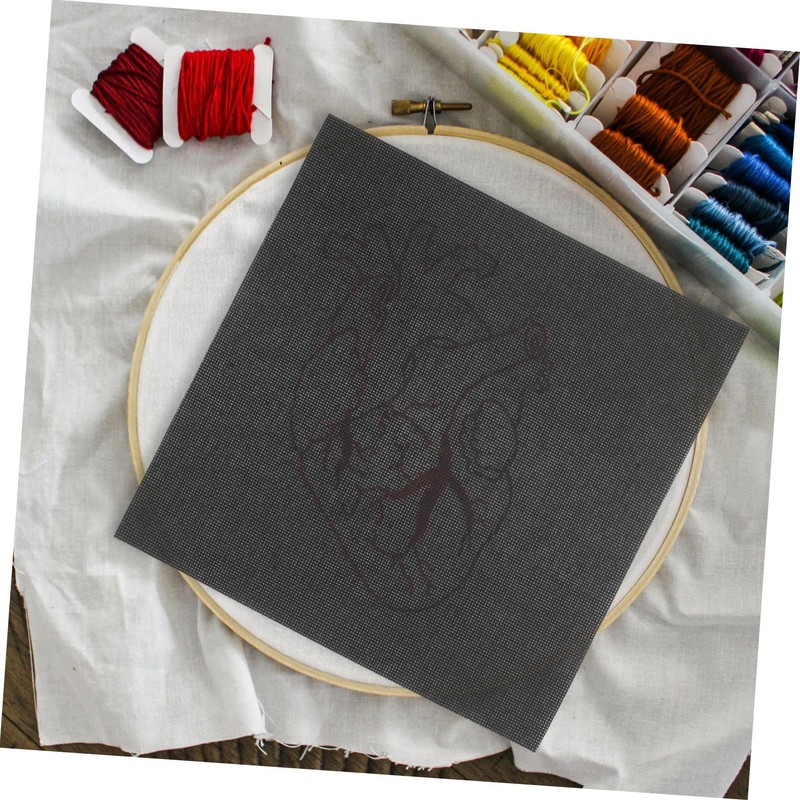 DOITOOL 6pcs Cotton Cross Stitch Fabric Embroidery Supplies DIY Handicraft