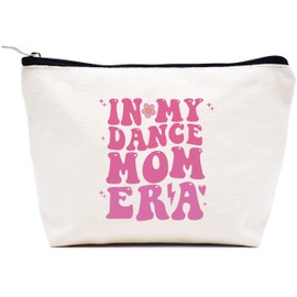 Birthday Christmas Gifts for Dancer Mom,Dance Team&Dancing Coach Mom Present,Dancer Teacher Mom Present,Makeup Bag Cosmetic Bag Travel Pouch-In My Dance Mom Era