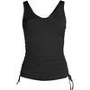 Lands' End Womens Chlorine Resistant Adjustable V-Neck Underwire Tankini Top