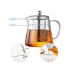 Glass Teapot with Infuser Tea Pot 32oz/43oz Tea Kettle Stovetop