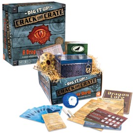 MindWare Dig It Up! Crack The Crate Board Game for 1 or More Players – Bring The Thrill of Escape Rooms Home – for Adults & Kids 8 & Up