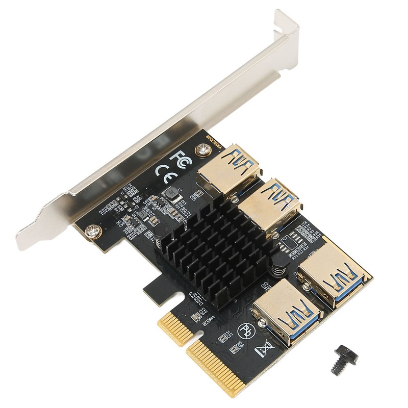 PCI‑E Riser Card PCI‑E X4 1 to 4 PCI Express