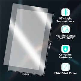 6pcs FEP Release Film for M7 Pro, 3D Printer Resin Tank FEP Release Film for Anycubic Photon M7 Pro, M7, M5/S/Pro, M3 Premium, Halot Mage/Pro/S, Sonic Mighty 8K