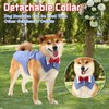 Yoolhamy Dog Tuxedo, Dog Bow Tie Wedding Bandana Outfit Dog
