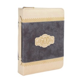 "Divinity Boutique Bible Business Report Cover (25687) | Fits Bibles up to 9" X 6.25" X 1.25", Brown, Large