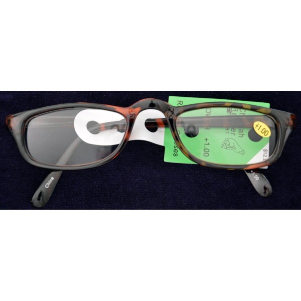 Cheetah 1.00 Cheetah Multicolor Clear Stylish Readers Eyeglasses Reading Glasses