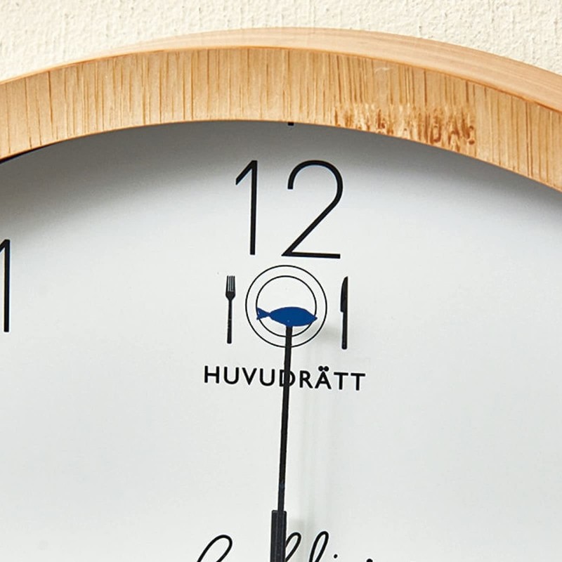 Interform Wall Clock Radio Clock CL-3027 Fiscliv Fish 25 Diameter