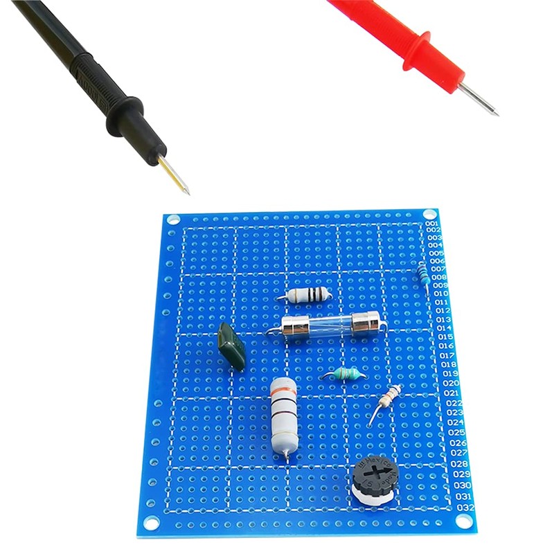 YUNGUI 6PCS Solderable Breadboard,824 Holes 70x90x1.6mm PCB Board for DIY