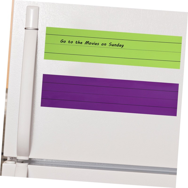 jojofuny 4pcs Large Magnetic Sentence Strips for Teachers Dry Erase