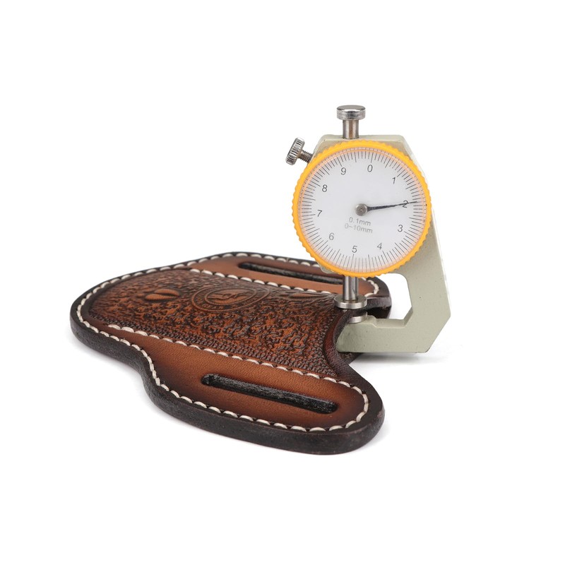 Leather Pocket Folding Knife Sheath Belt Holster Knives Case EDC