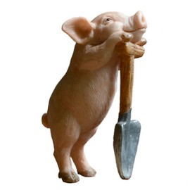 mkki Mini Resin Pig Fairy Garden Plant Pots Bonsai Miniatures Decoration Micro Landscape Home Decoration