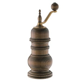 Zassenhaus Speyer - Molinillo de pimienta de haya teñida oscura, 5.1 pulgadas