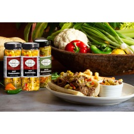Enrico Formella | Hot Giardiniera | Italian - Chicago Style Hot Pickled Vegetables 16oz.
