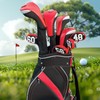 Andux 5Pcs/Set PU Golf Wood Club Head Covers 460cc Driver