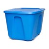 HOMZ 18 Gallon Medium Standard Stackable Plastic Storage Container Bin