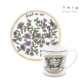 Twig New York Forget Me Not Single Dessert &amp; Brunch Set / 트위그뉴욕 포겟미낫 싱글 디저트&브런치 세트