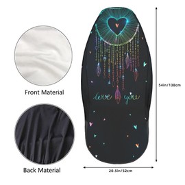 FeHuew Colorful Dream Catcher 2 Pcs Car Seat Covers Set Vehicle Front Seat Protector Auto Interior Accessories Protetors Car Mat Covers Universal fit Most Car SUV Van Truck