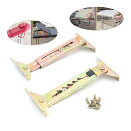 Anmeilexst 2 Pcs (1 Pair) 5 Gear Lifting Bracket, Angle Adjustment Hinge