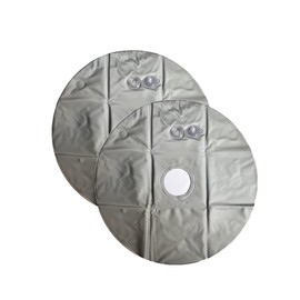 Stormflag Pack of 2 Hose Weight for Flag Poles and Beach Flags - Can be Filled with 10 Litres of Water and Sand I for Weighting Flags Cross-Feet