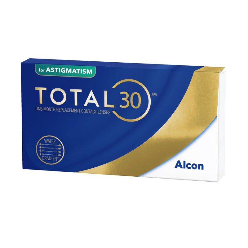 TOTAL30 for Astigmatism Monthly Lenses Soft | Pack of 3