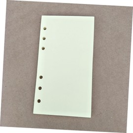 OHPHCALL 160sheets Spiral Notebook Refill Paper Yellow Easy to Install Smooth Safe Material for Journaling and Note-taking