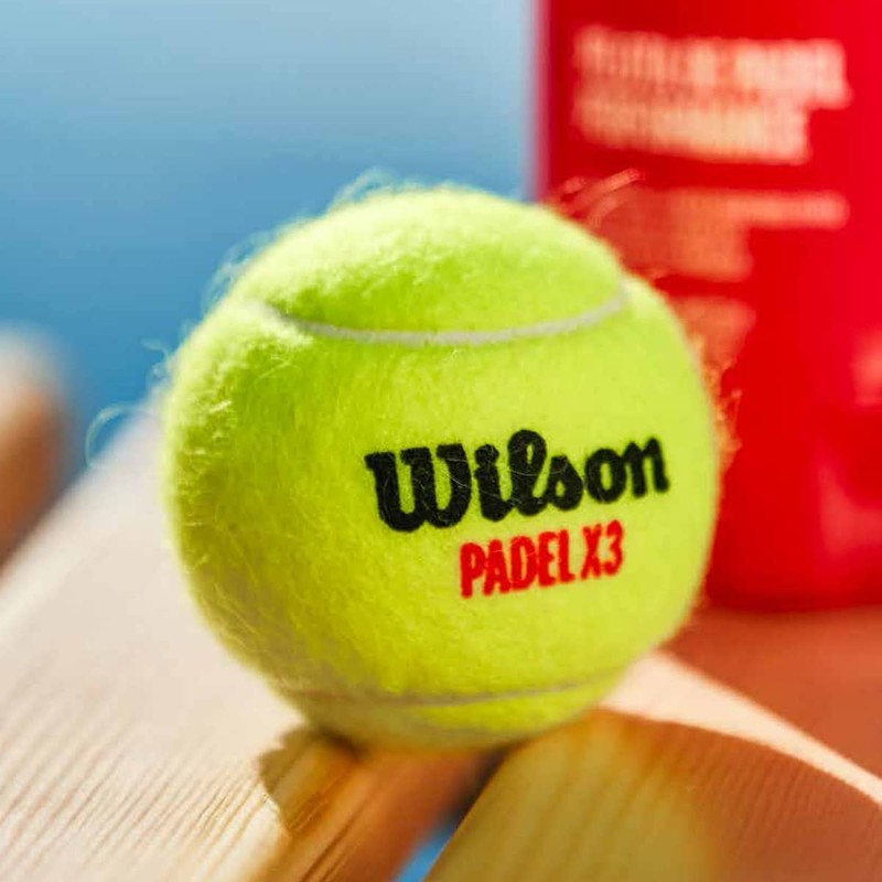 Wilson X3 Padel Balls, 3-pack, Yellow