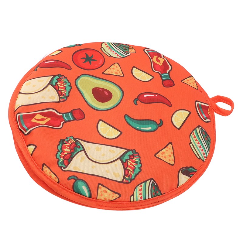 Tortilla Warmer Pouch 11.8 Inch Insulated Microwaveable Fabric Tortilla Keeper