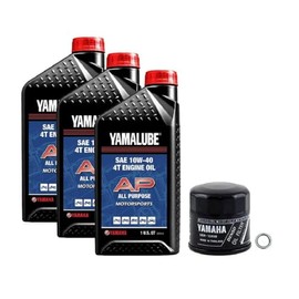Yamalube Oil Change Kit 10W-40 AP for Yamaha RHINO 450 4X4 2006-2009
